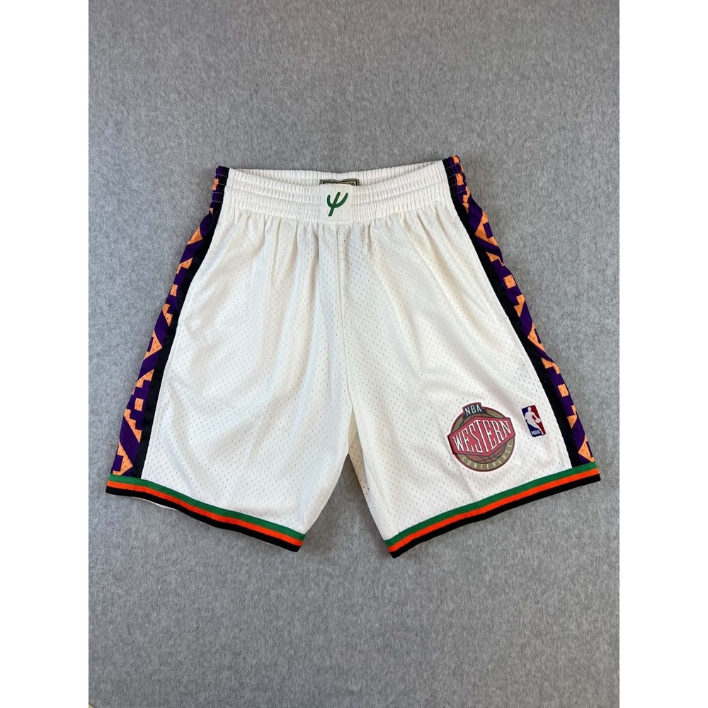 MITCHELL & NESS 1995 NBA All-Star Game WEST Swingman Shorts Mens Medium White